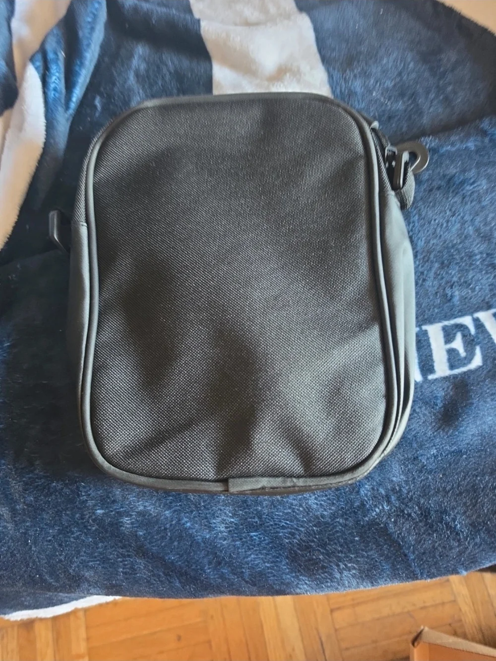 LRG Black Small Crossbody Belt Bag with Branded Tape